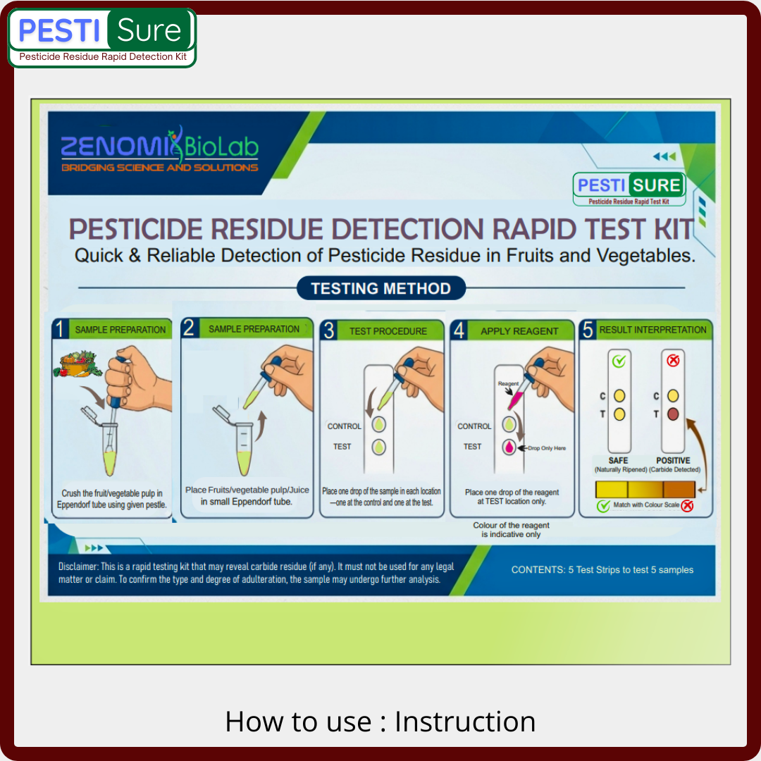 PestiSure - Pesticide Residue Detection Rapid Test Kit - Image 7