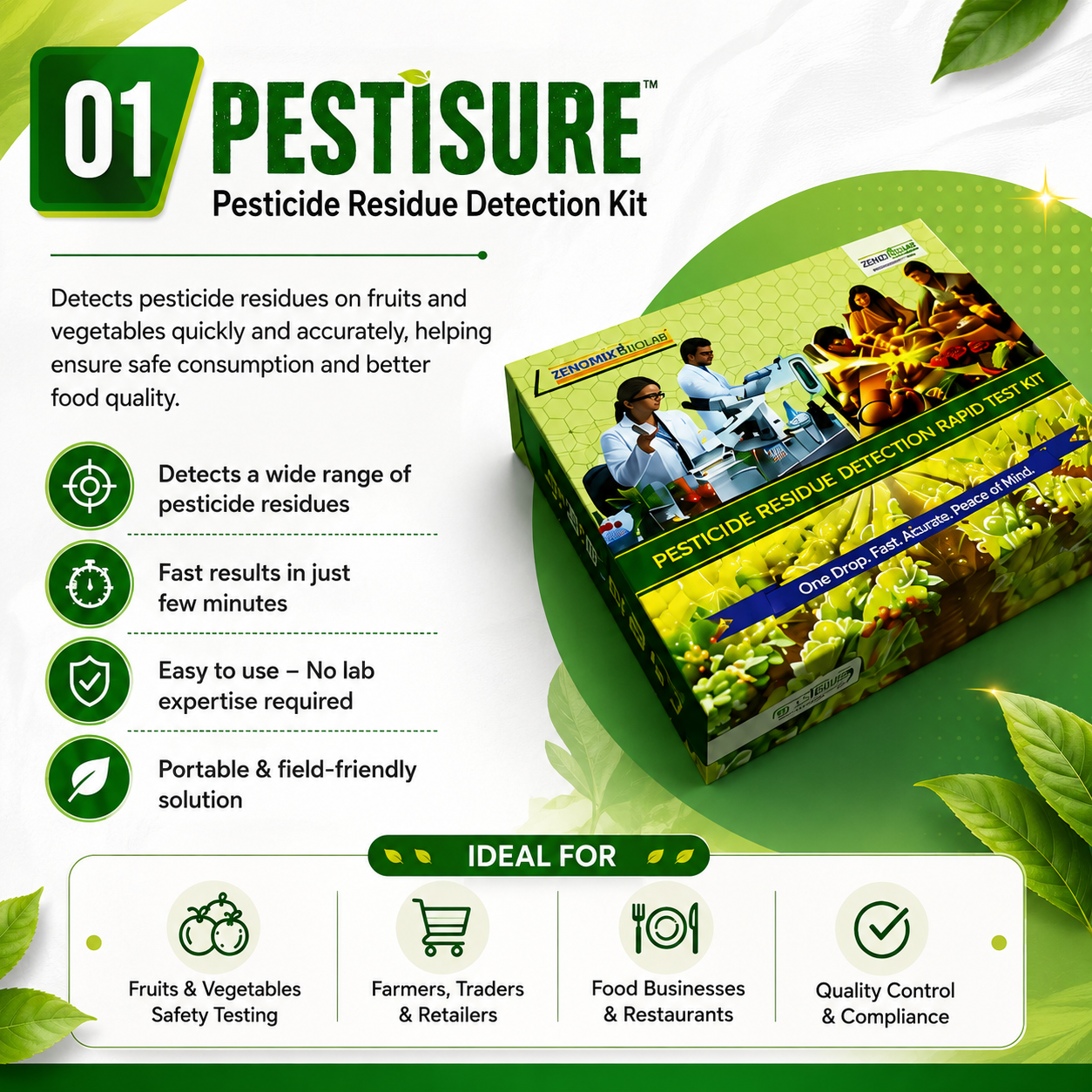 PestiSure - Pesticide Residue Detection Rapid Test Kit - Image 8